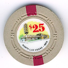 Closed LAS VEGAS CLUB CASINO hotel Vintage Las Vegas CARDS $.25 chip