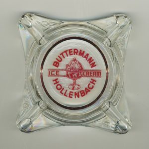 Butterman Hollenbach Ice Cream - Vintage Advertising Ashtray