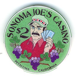 Sonoma Joe's, Petaluma, CA, $2