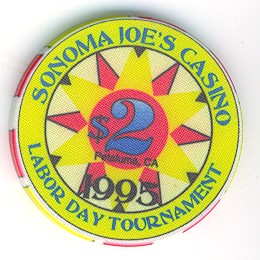 Sonoma Joe's, Petaluma, CA, Labor Day Tourn' 95, $2