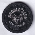 Saddle Club, Ely, Nevada, 1975-1979, $5 - Vintage Casino Chip