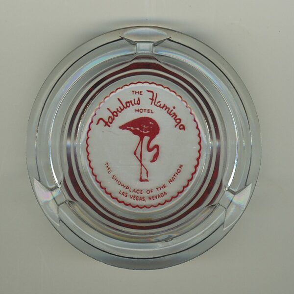 Flamingo Hotel Las Vegas - c.1950's Vintage Advertising Ashtray