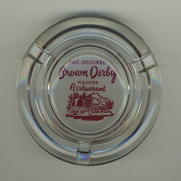 Brown Derby Restaurant-vintage-advertising-ashtray