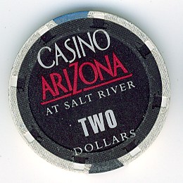 Arizona Casino (at Salt River), Phoenix, $2 - Vintage casino chip